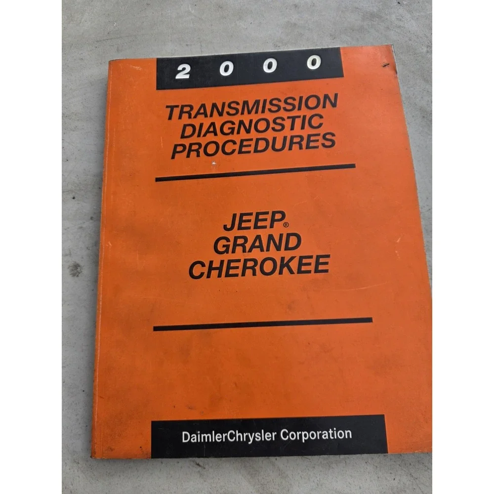 2000 Jeep Grand Cherokee Transmission Manual DaimlerChrysler Corporation